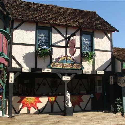 Our booth at the Arizona Renaissance Festival