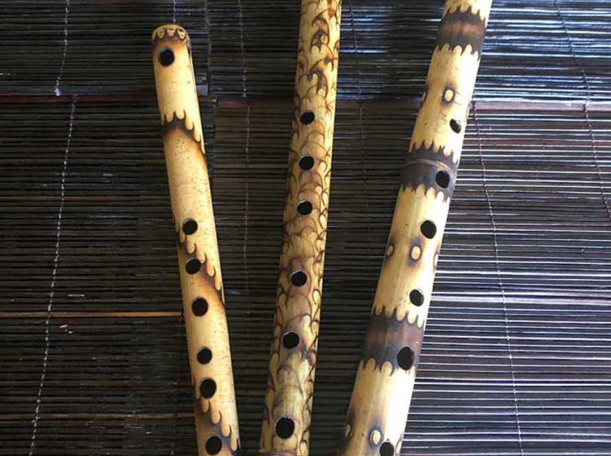Side-blown bamboo flutes