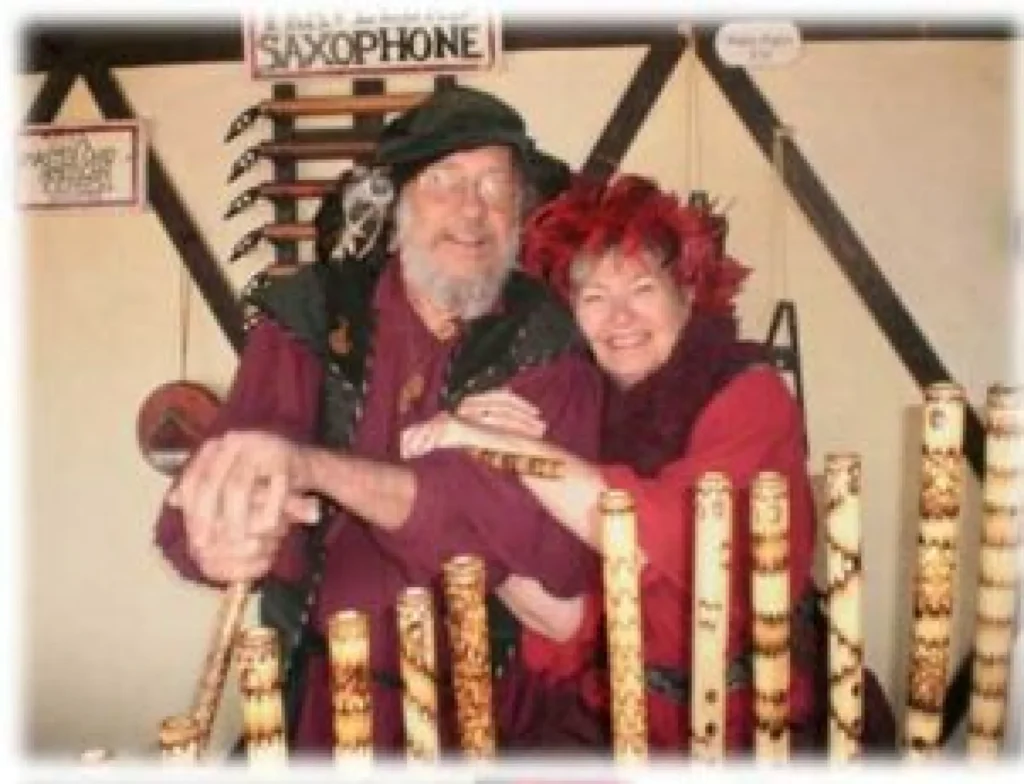 Rod and Ginger in the Baath at the Arizona Renaissance Festival